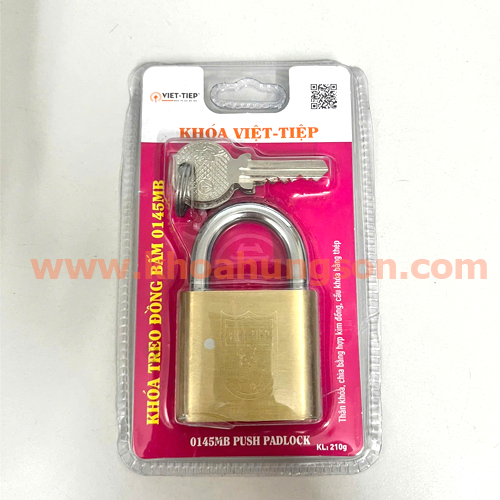 KHÓA TREO ĐỒNG BẤM VIỆT TIỆP 0145MB