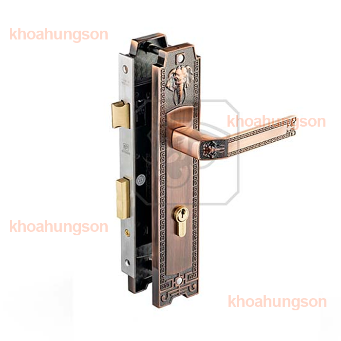 KHÓA TAY NẮM CỬA ĐI HỢP KIM HUY HOÀNG EX 8528