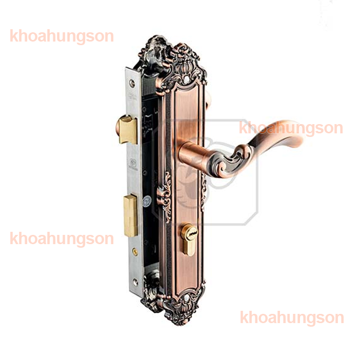 KHÓA TAY NẮM CỬA ĐI HỢP KIM HUY HOÀNG EX 8529