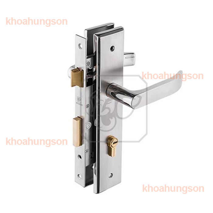 KHÓA TAY NẮM CỬA ĐI INOX SUS 304 HUY HOÀNG SS 8510