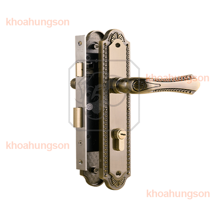 KHÓA TAY NẮM THÔNG PHÒNG HỢP KIM HUY HOÀNG EX 5861
