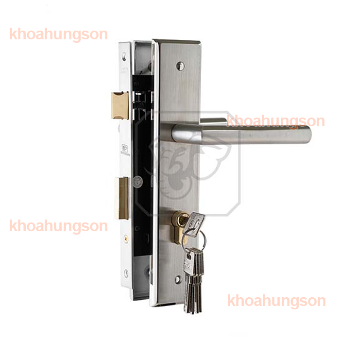 KHÓA TAY NẮM CỬA ĐI INOX SUS 304 HUY HOÀNG SS 8534