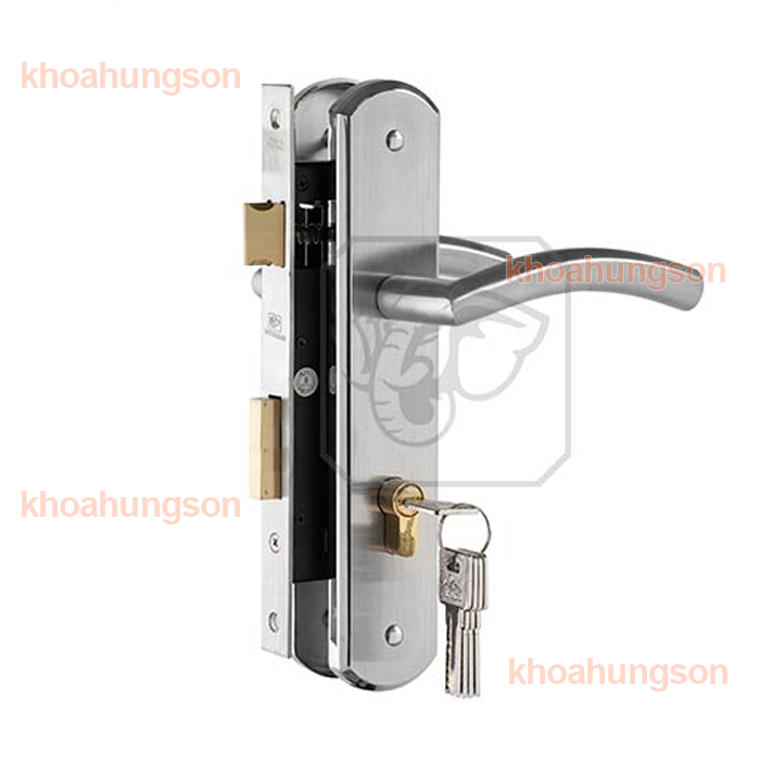 KHÓA TAY NẮM CỬA ĐI INOX SUS 304 HUY HOÀNG SS 8537