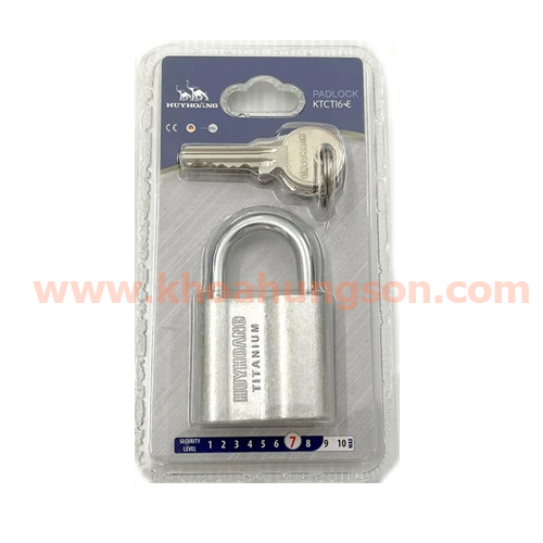 KHÓA TREO CHÌA HUY HOÀNG TITANIUM 6