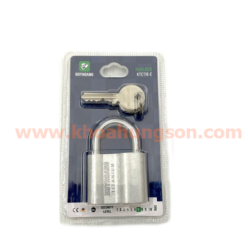 KHÓA TREO CHÌA HUY HOÀNG TITANIUM 8