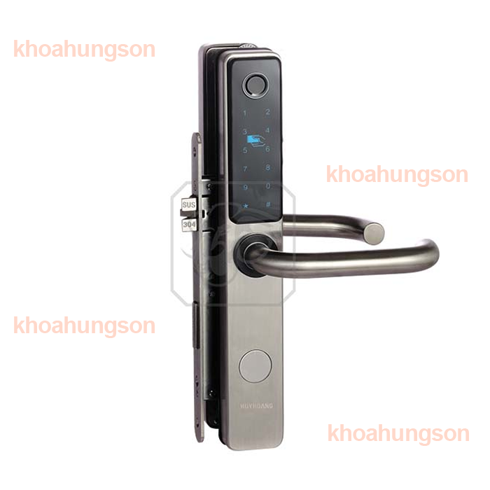 KHÓA TAY NẮM ĐIỆN TỬ CỬA NHÔM HUY HOÀNG TNHD12