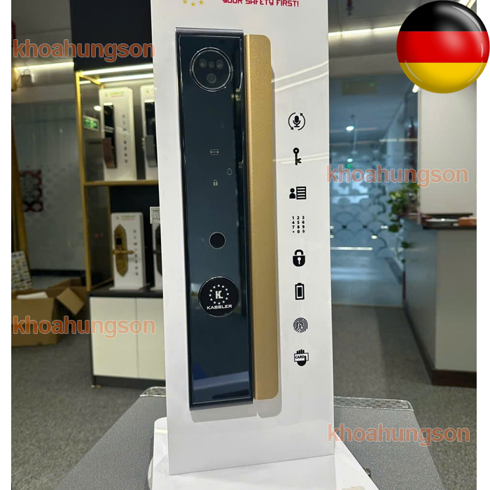 KHÓA CỬA ĐIỆN TỬ THÔNG MINH KASSLER KL-808 CNC