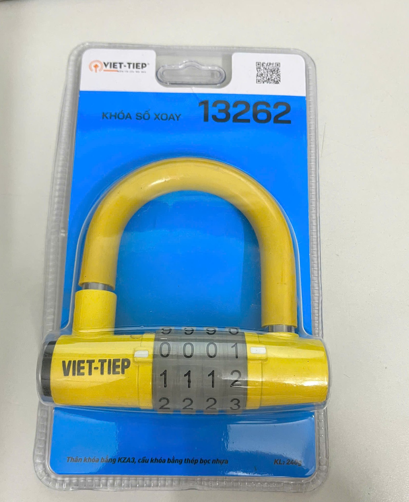 KHÓA U SỐ XOAY VIỆT TIỆP 13262 (50MM)